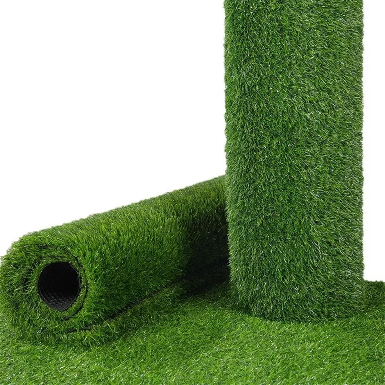 Erba Sintetica per Esterno Prato Artificiale Multiuso Erba Finta Giardino Fai da Te Simulazione Muschio Prati Tappetini Paesaggio Decorazioni for Il Pavimento della casa Interni/Esterni(1x2m)