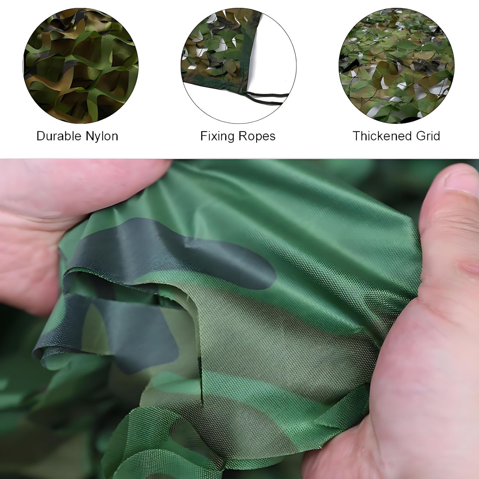 Ufla-Netz für Camping, Militär, Jagd, Par Det Sune, Reti Mimetiche, vielseitiges Ufla-Netz für den Außenbereich, leicht