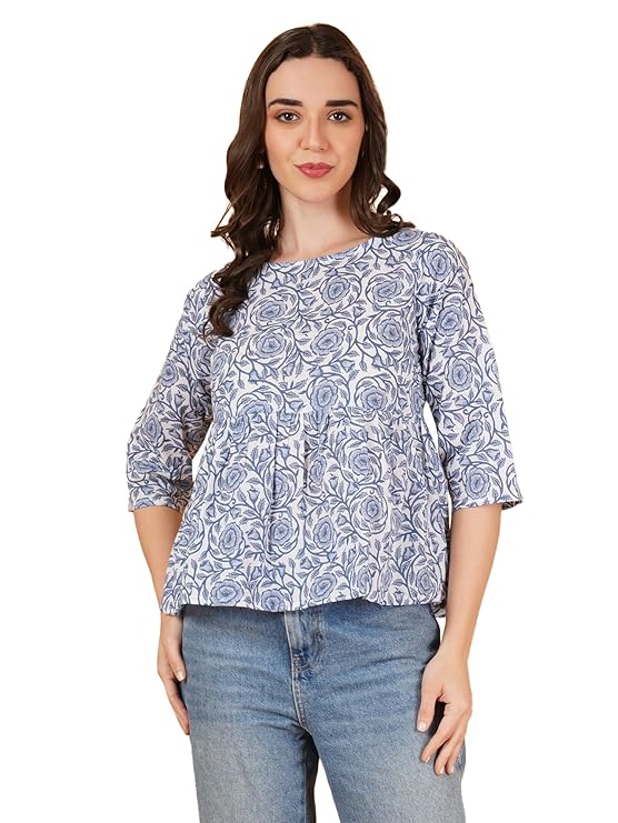 COTLAND Fashions Handcrafted Cotton Top for Women – Berrydrop