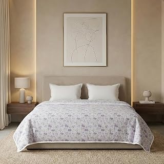 LINENWALAS Luxury Reversible Cotton Dohar Double Bed | 300 TC | 3-Layered AC Blanket with 250 GSM Cotton Filling | Ultra-S Price In India