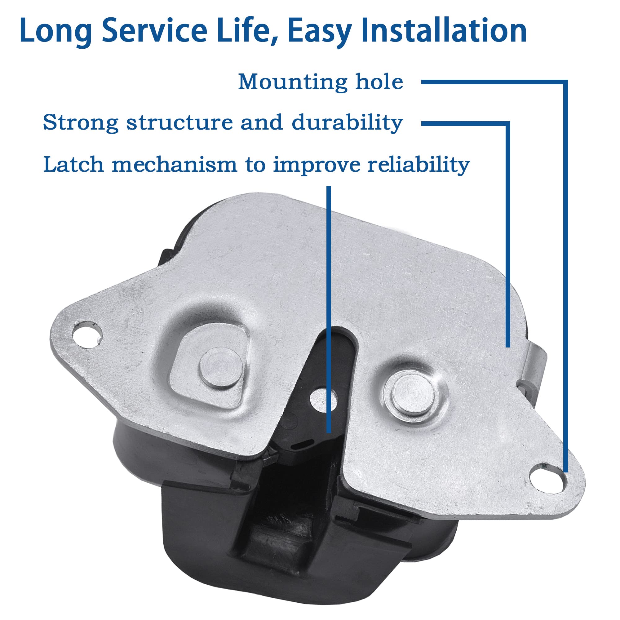Rear Door Extended Cab Lower Latch For 99-07 Chevy Silverado GMC Sierra Rear Door Extended Cab Lower Latch For 99-07 Chevy Silverado GMC Sierra