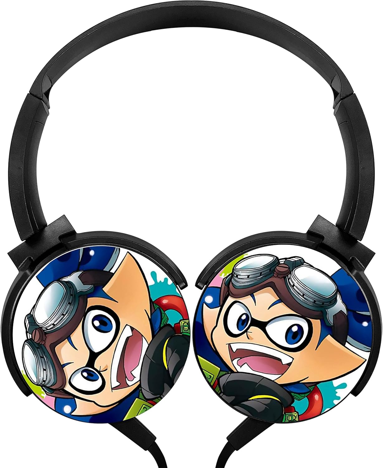 Hipv Cartoon_Splatoon Heavy Bass Headphone Surround Sound High Fidelity Stereo