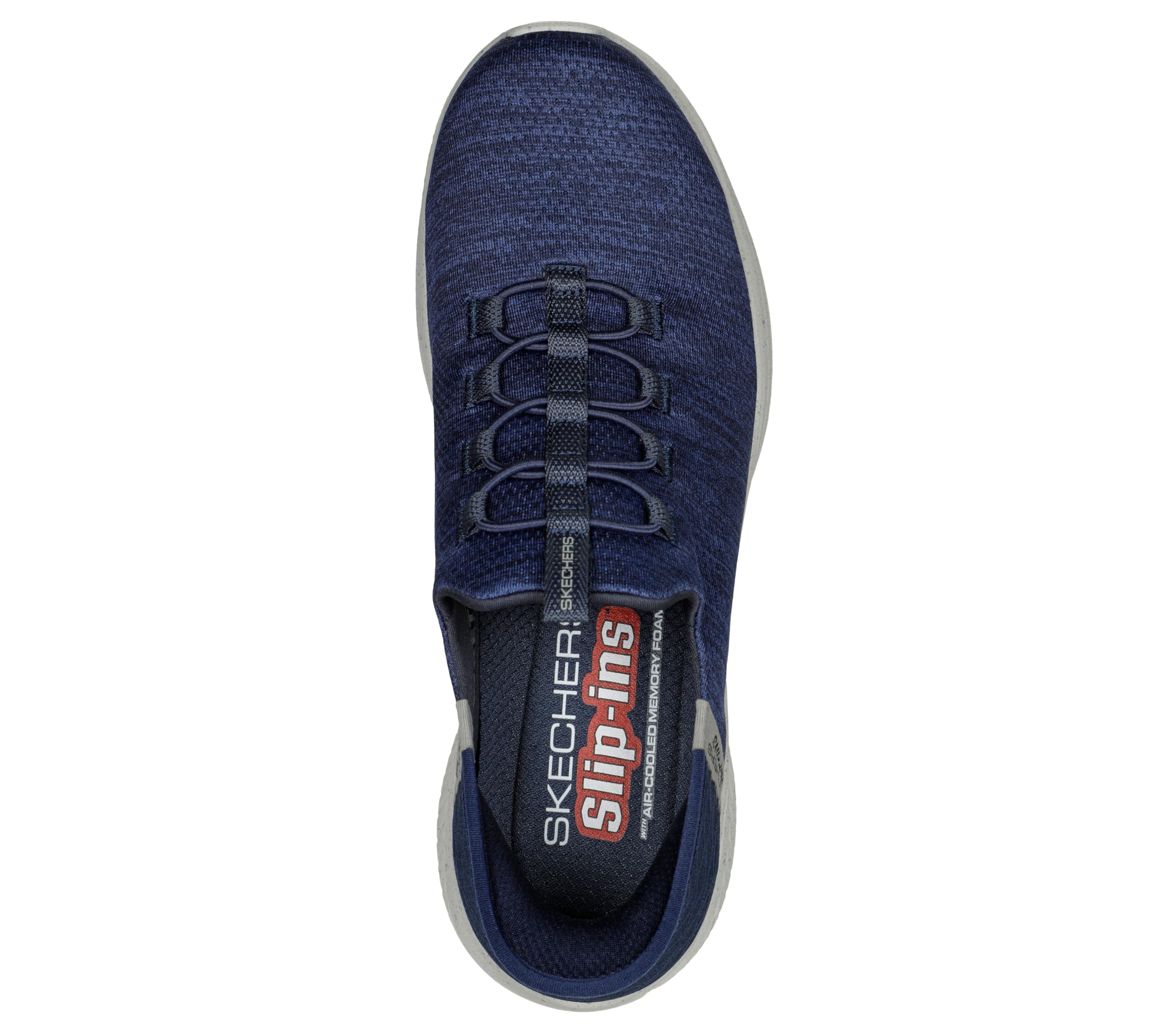 Skechers Ultra Flex 3.0 Herren-Sneaker zum Reinschlüpfen, Marineblau, 48.5 EU Weit – Ansicht 3