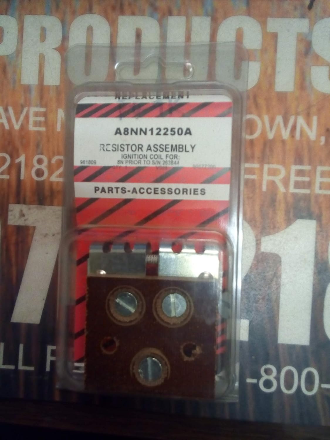 TISCO - FORD 8N RESISTOR IGNITION COIL ASSEMBLY. A8NN12250A