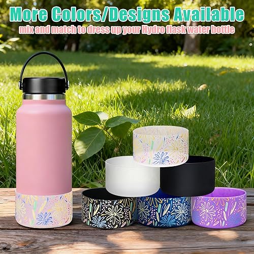Miniatura 6 de Funda protectora de silicona para base de funda de silicona antiniebla, botella de agua de boca ancha de 32 onzas, 4 onzas, para Hydro Flask, Simple