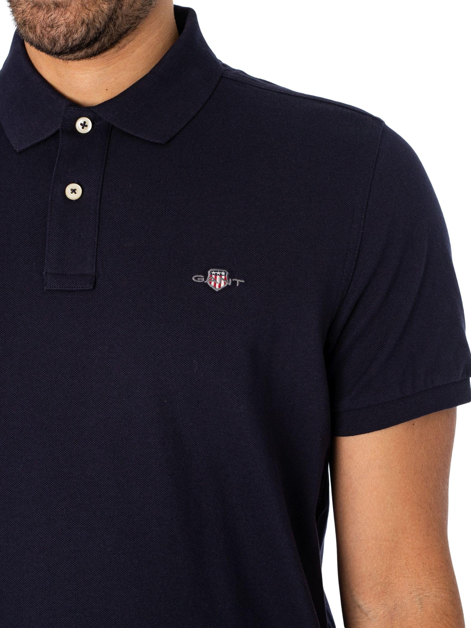 Gant Herren Reg Shield Ss Pique Polo Polohemd (1er Pack)