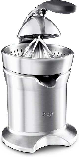Sage 800CPUK the Citrus Press Pro - Silver