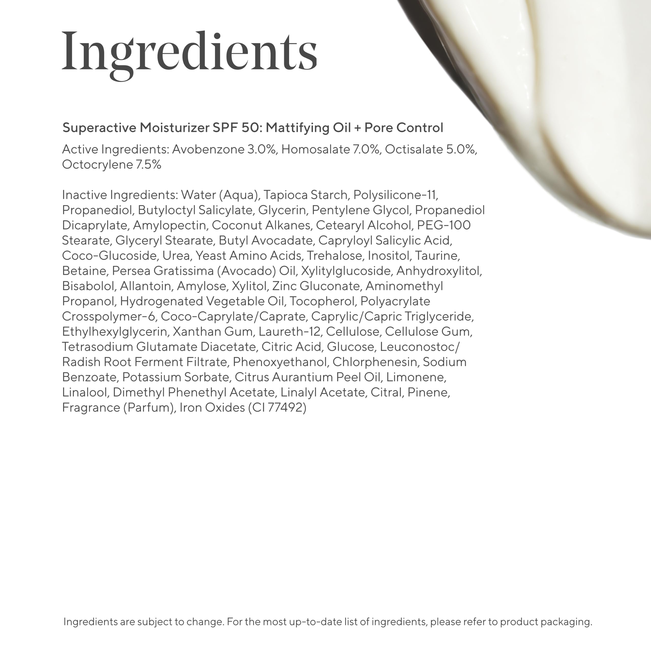 Murad Superactive Mattifying Oil and Pore Control Moisturizer SPF 50 - Shine Free Hydrating Facial Sunscreen Supercharged with Salicylic Acid To Smooth Texture and Minimize Look of Pores - 1.7Fl Oz