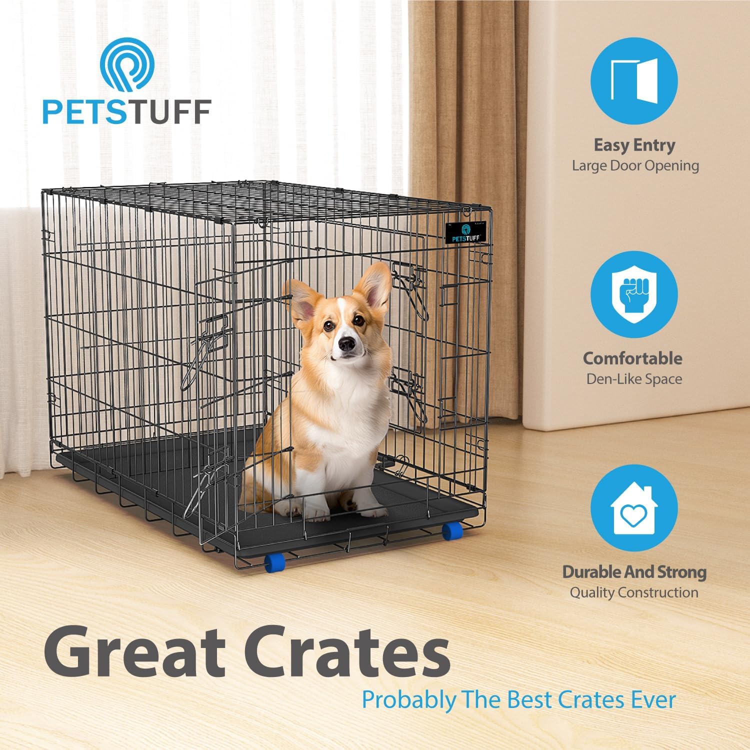 Ultimate Comfort: Review of the PetsTuff Great CRATES 36” Heavy-Duty Dog Kennel
