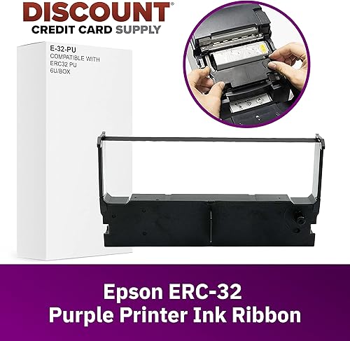 Miniatura 2 de Epson ERC-32 - Cartucho de cinta de tinta para impresora