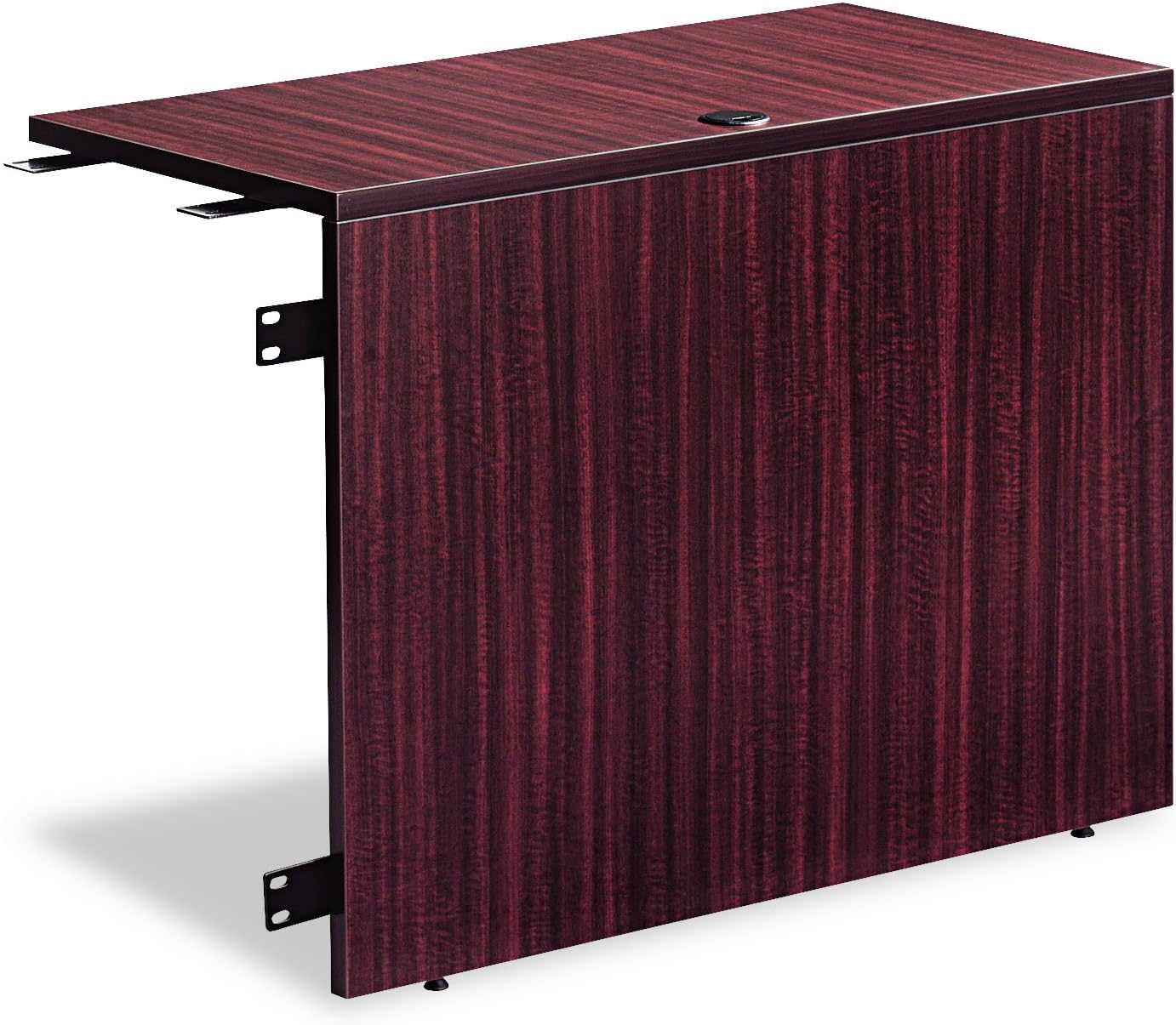 Alera VA354224MY Valencia Series Reversible Return/Bridge Shell, 42w X 23 5/8d. Mahogany