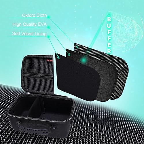 Vista 12 de XANAD Funda rígida para Canon EOS R8 / R6 Full/EOS R6 Mark II/EOS M6 / M50 y Panasonic LUMIX FZ80 / DMC-G7 / DMC-G85 / LUMIX G7 compatible con Gris