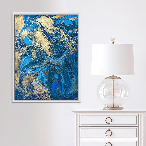 Miniatura 3 de Marco flotante de 30 x 40 pulgadas para pinturas en lienzo, paneles de madera, paneles de lienzo y tableros de lienzo estirados. Marco flotante para