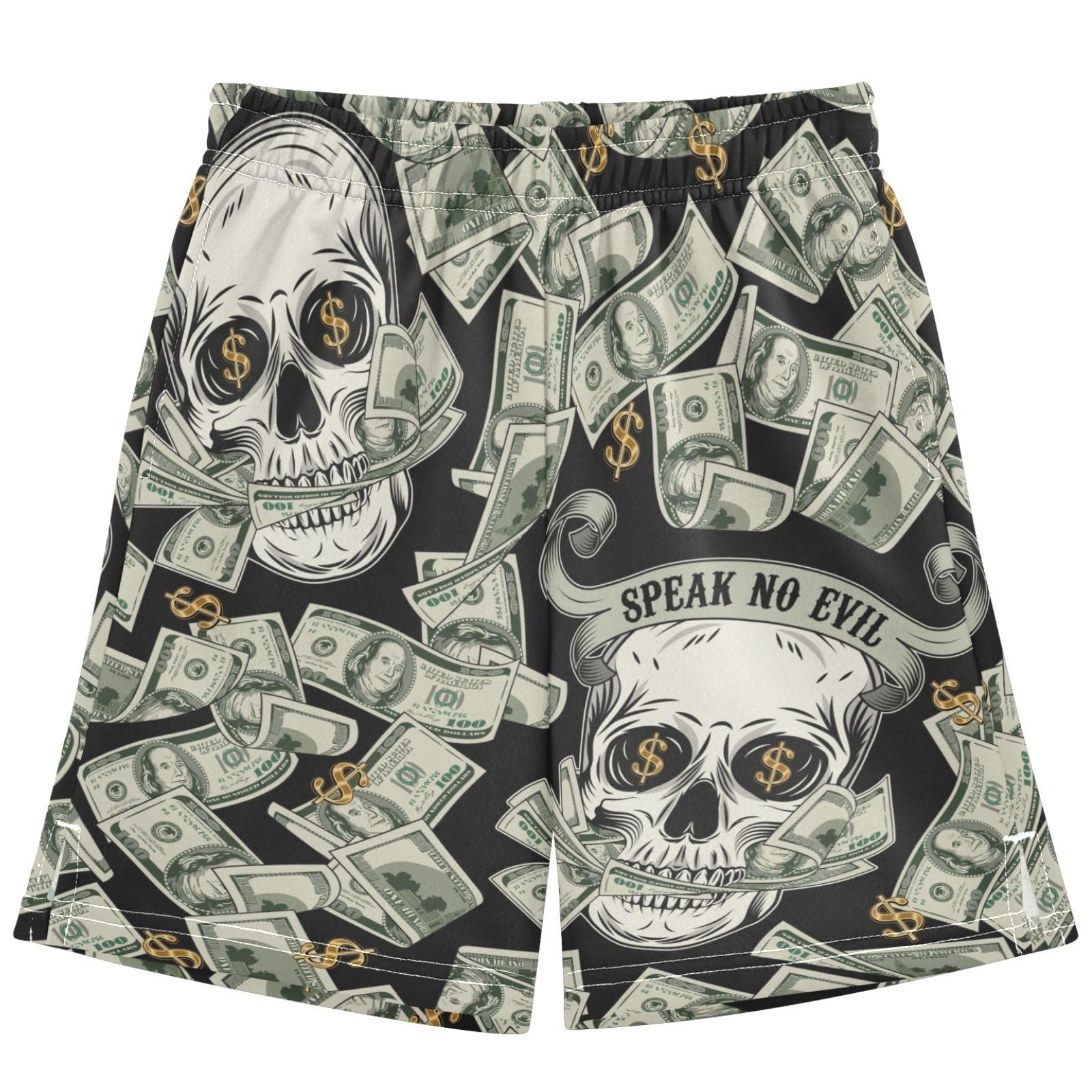 Boys Athletic Shorts Basketball Shorts Melting Ice Cream Teens Hiking Gym Shorts with Pocket for Outdoor Activity 7-15 Y