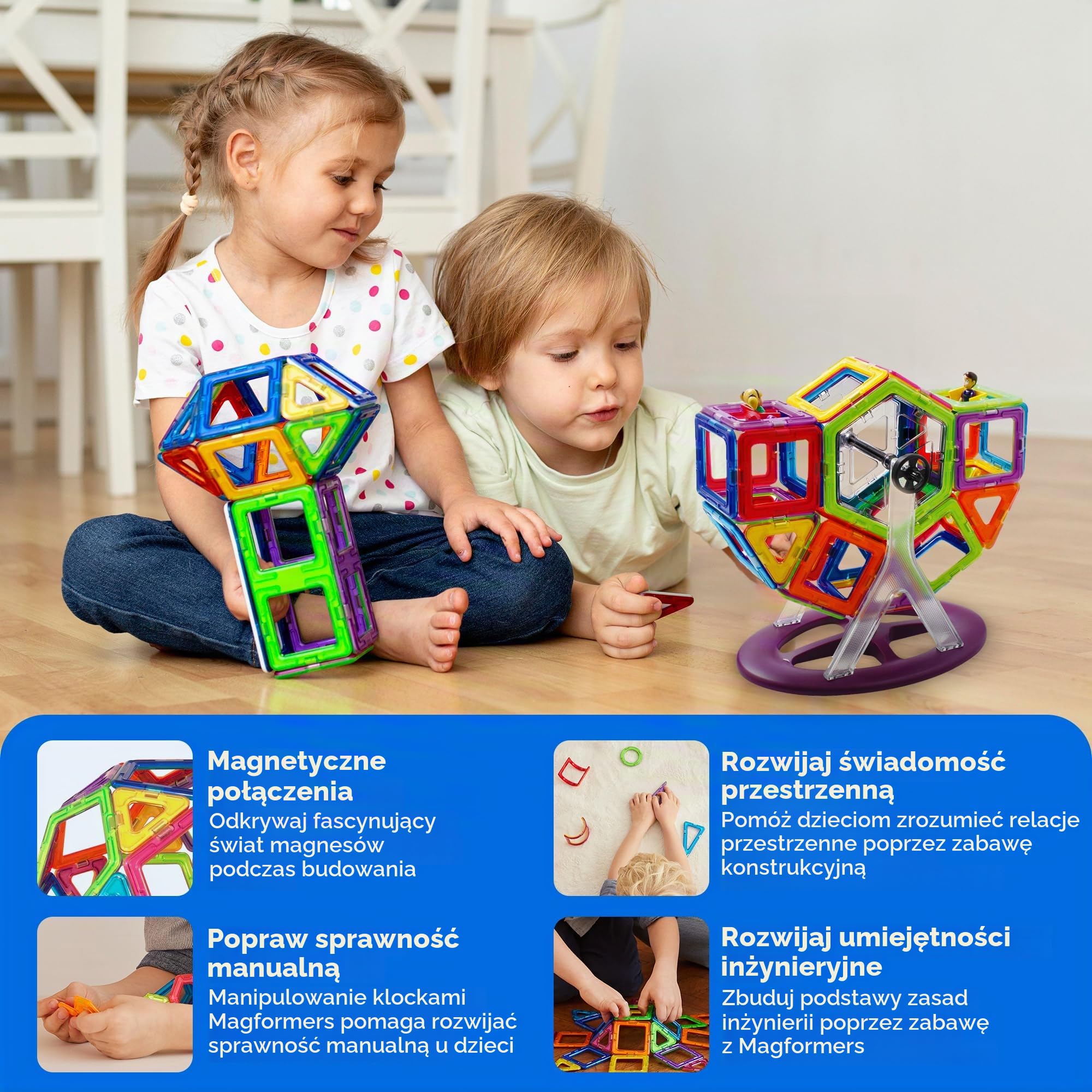 Magformers Klocki Karnawałowe 46el. (005-30747)