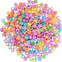 Vista 10 de WILLBOND Pinza para el cabello, 300 piezas de mini pinzas para el cabello para trenzas para niñas, mini cuentas de pelo arcoíris, pequeños clips