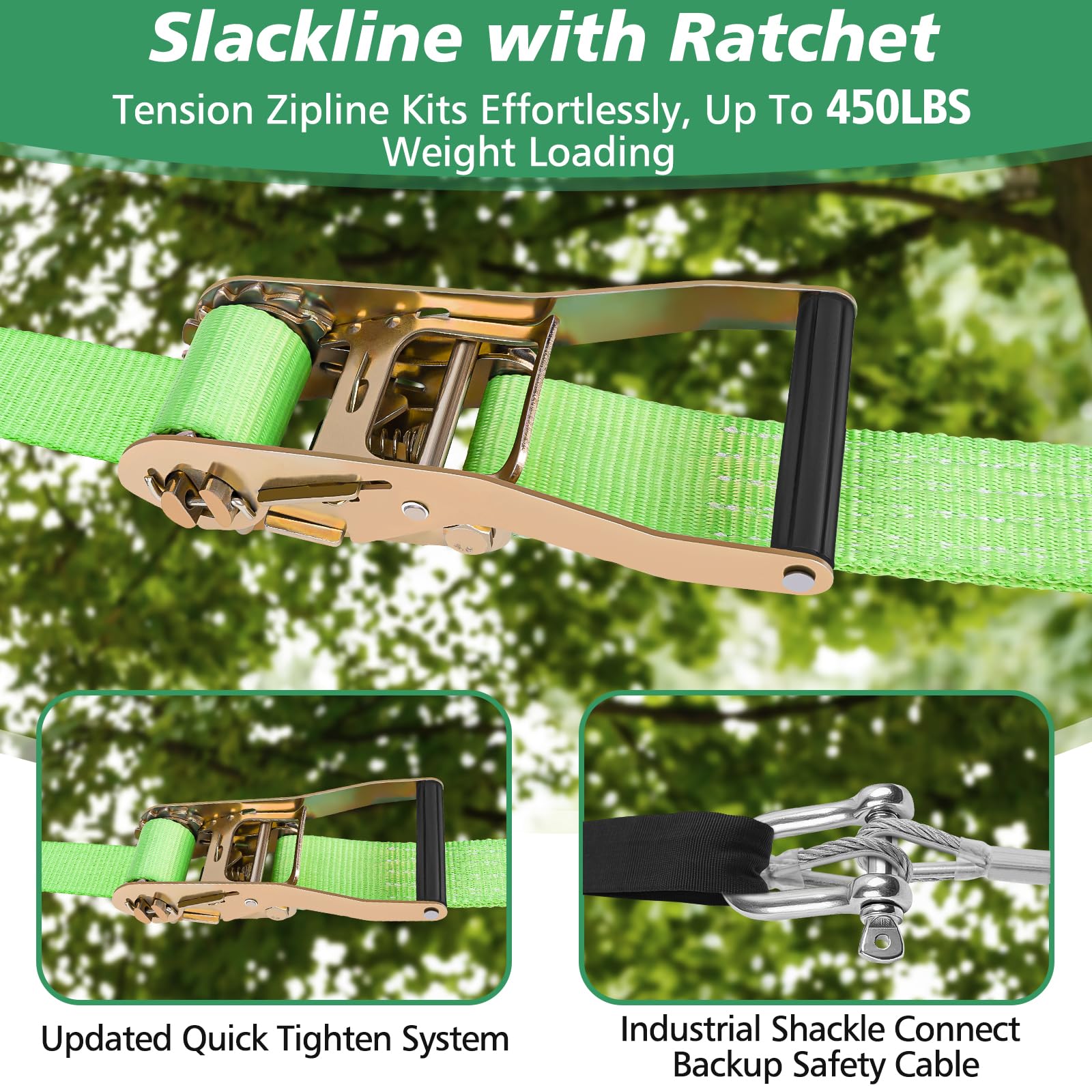 Amazon.com: X XBEN Zip line Kit for Kids and Adults Outdoor: Up to