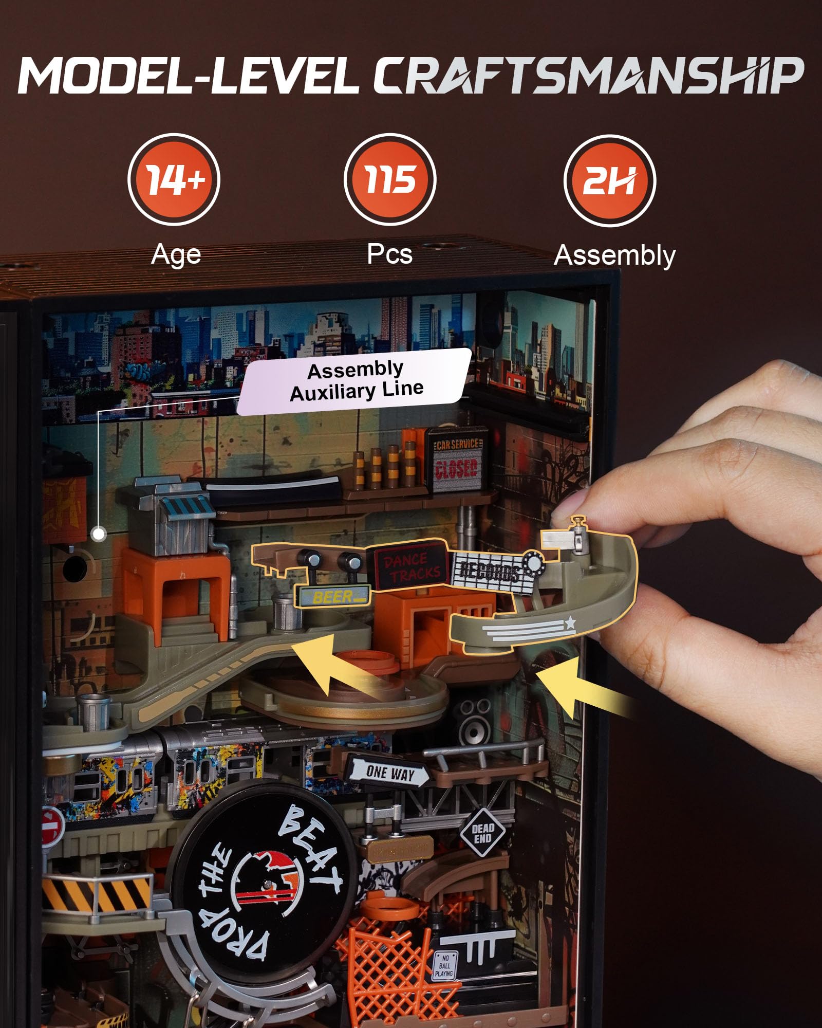 Amazon.com: ROBOTIME 3D Puzzles for Adults, Bookshelf Kits