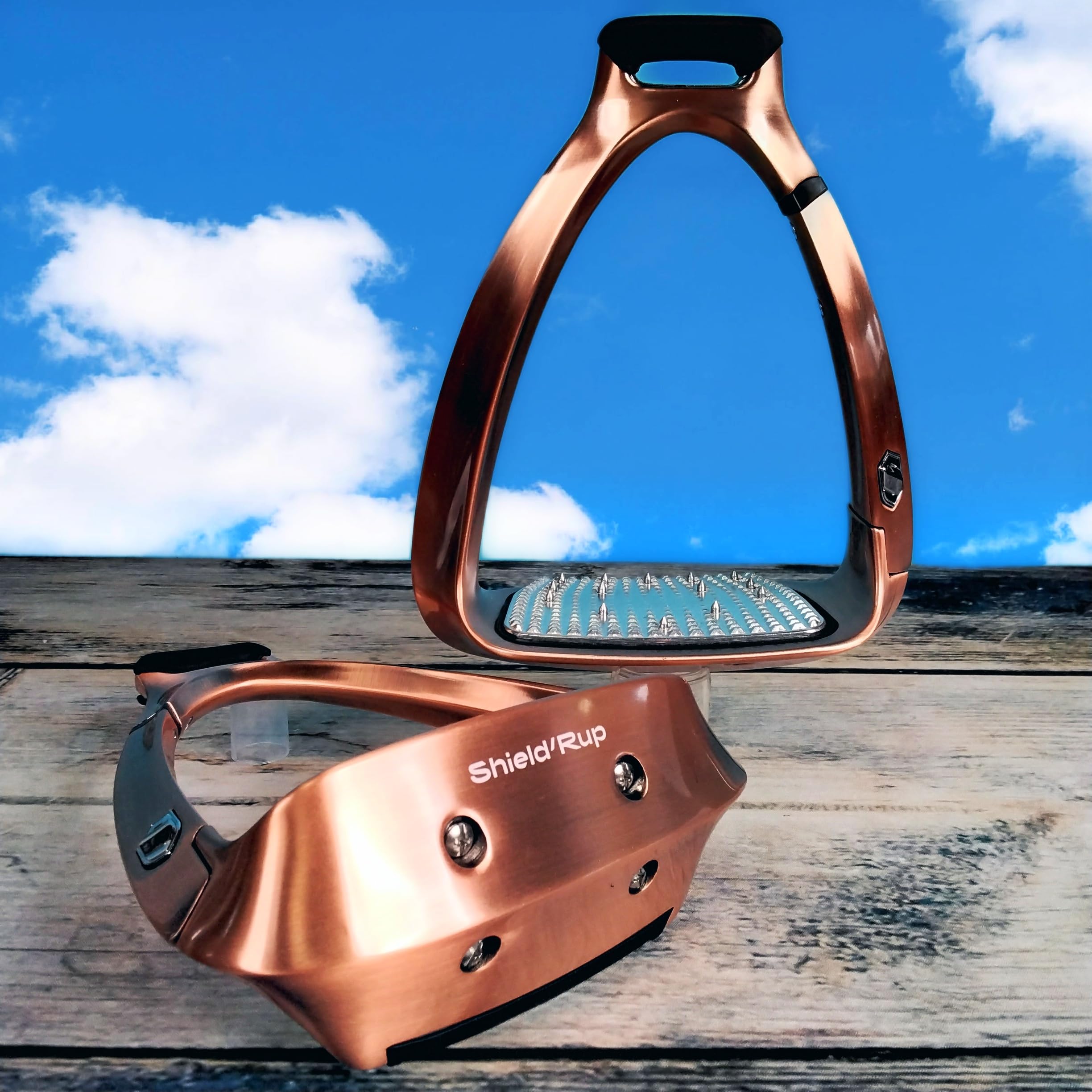 EPONA Samshield Sicherheitssteigbügel Shield'Rup Rosegold Brushed