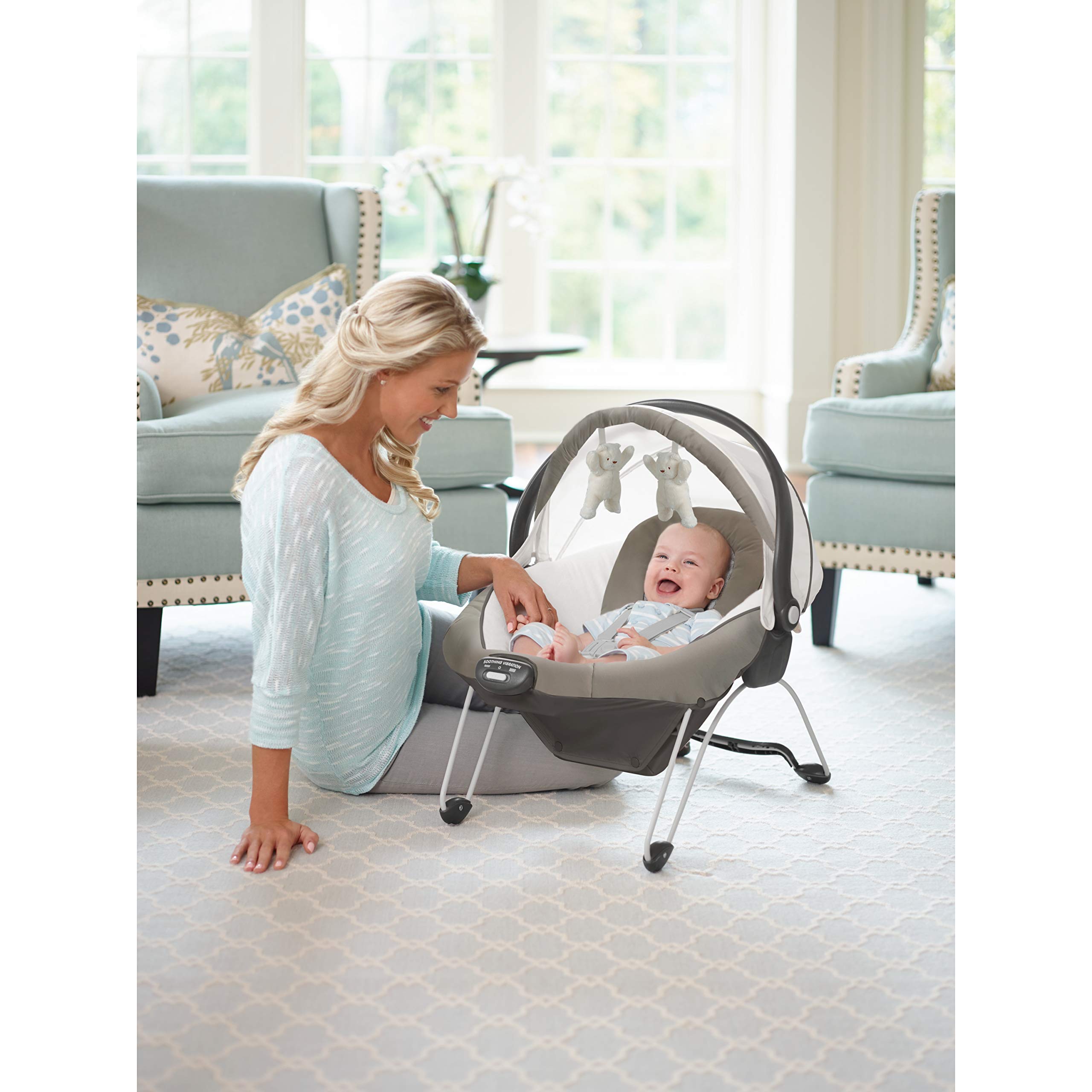 Graco Soothing System Gliding Baby Swing, Abbington Buy Online in