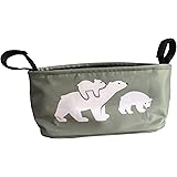 Wheelchair+Organizer+-+Fits+Handles+of+Any+Wheelchair%2C+Special+Needs+Buggy%2C+Rollator+or+Mobility+Scooter+%E2%80%93+Wheelchair+Cup+Holder+%E2%80%93+Cell+Phone+Pocket+-+Lots+of+Storage+%28Gray-Green+Polar+Bear%29