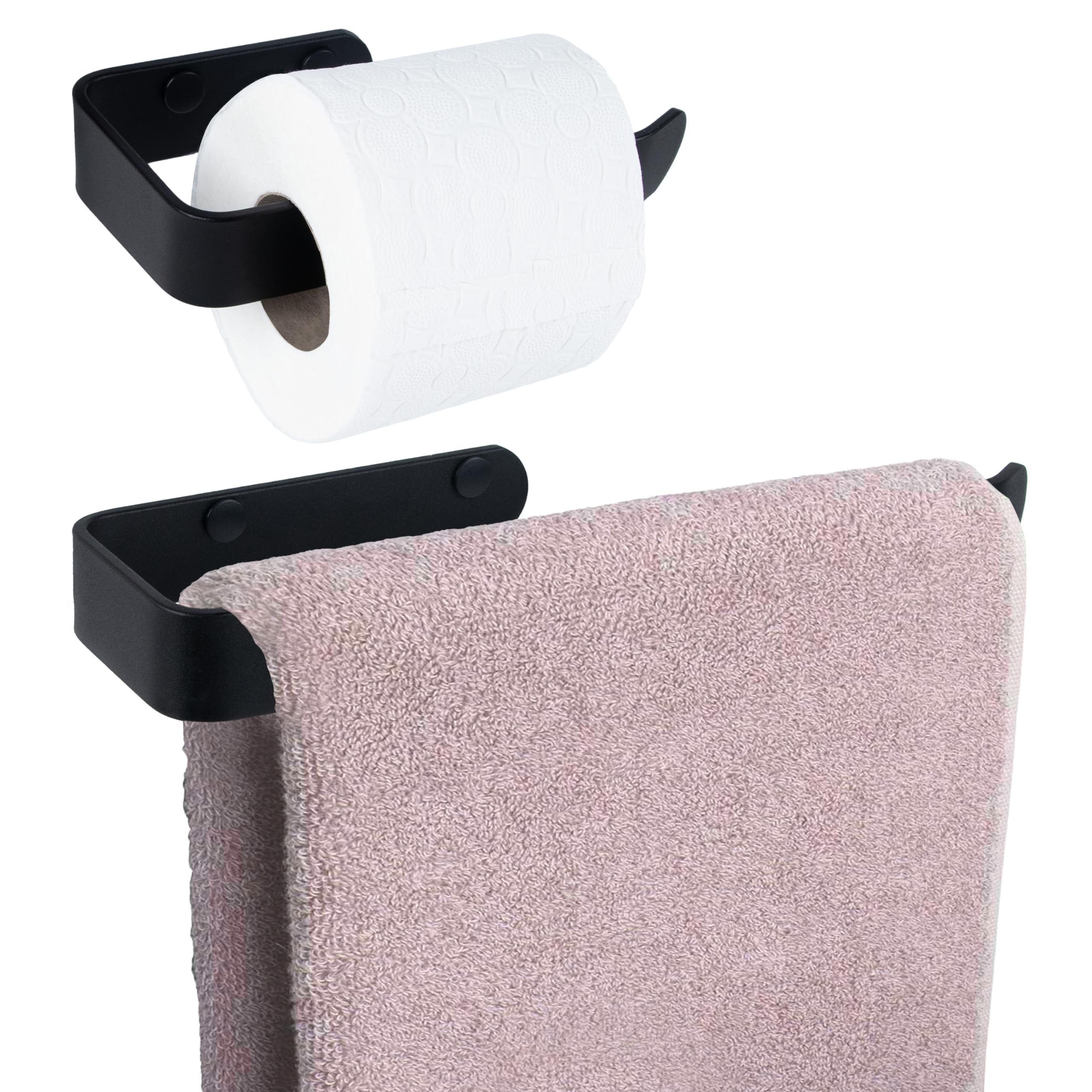 Toilet Roll Holder and Towel Holder Set, Hand Towel Holder