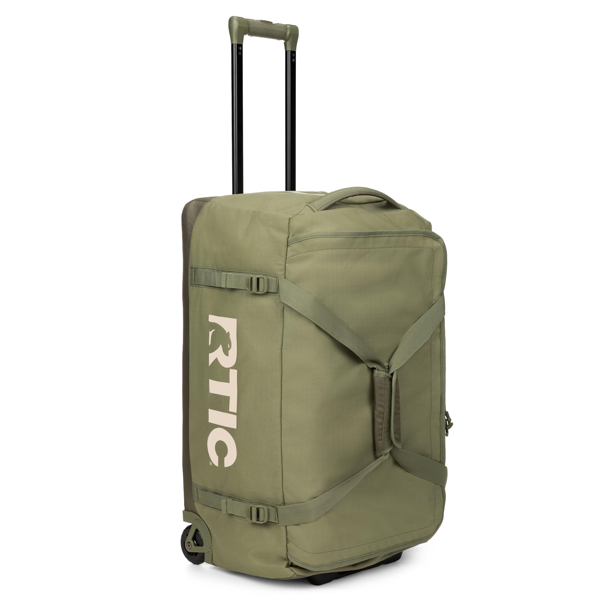 RTIC Road Trip Rolling Duffle Bag with Wheels for Men and Women, Traveling Tote for Camp, Travel, Gym, Weekender, Camping, Overnight Carry On, Sports,