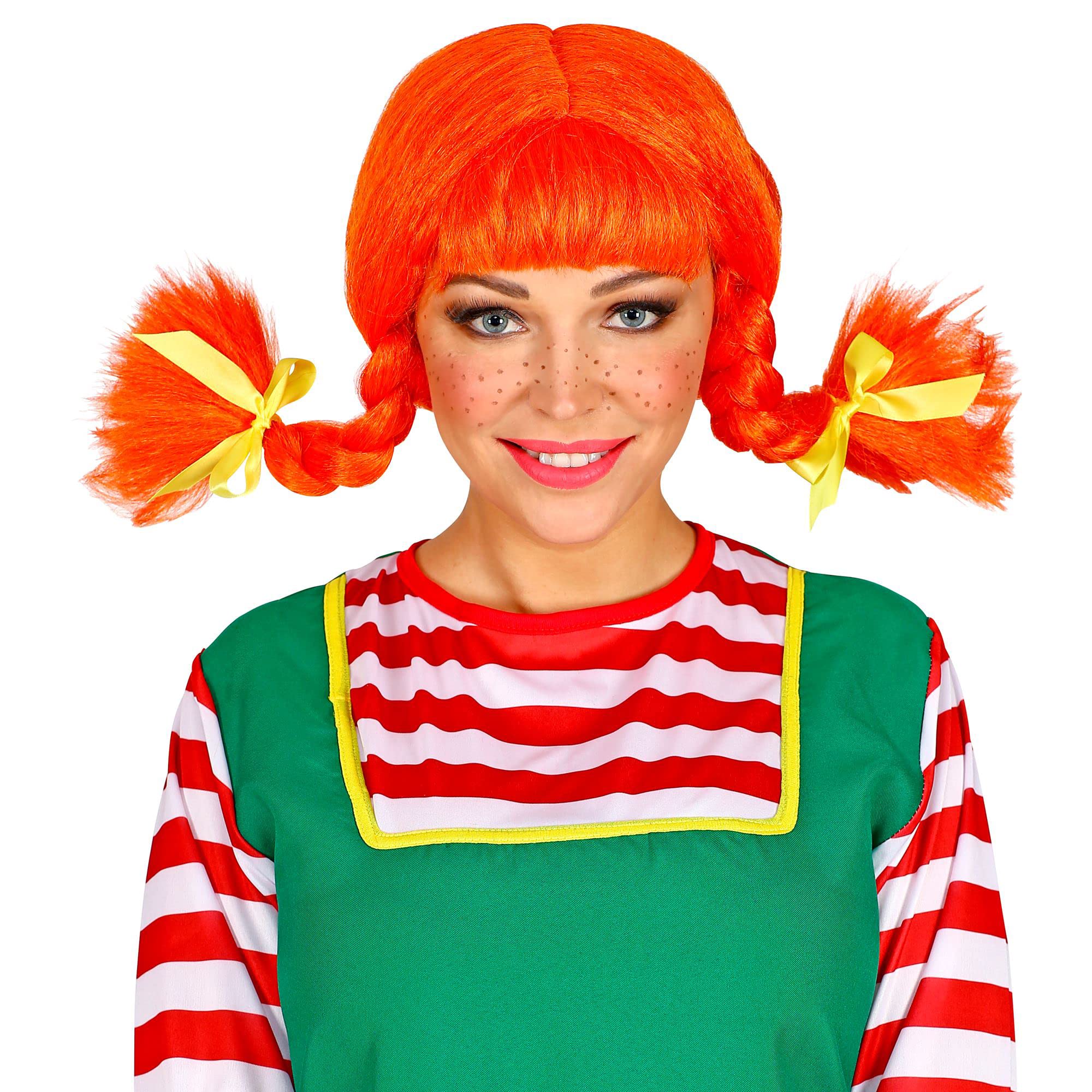 Widmann 11013443 Naughty Girl Wig, multi-coloured, Taglia unica