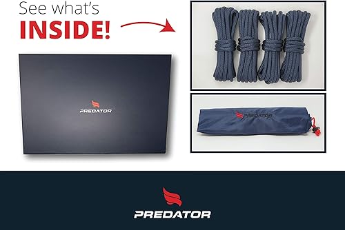 Miniatura 2 de NZ Hi-Performance Dock Lines - Juego de bolsas | Línea de muelle de nailon trenzado doble de 3/8 pulgadas x 15 pies con ojal de 12 pulgadas |