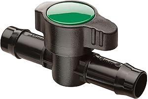 Rain Bird BVAL50-1S 1/2" Drip Irrigation Barbed Valve, Male x Male