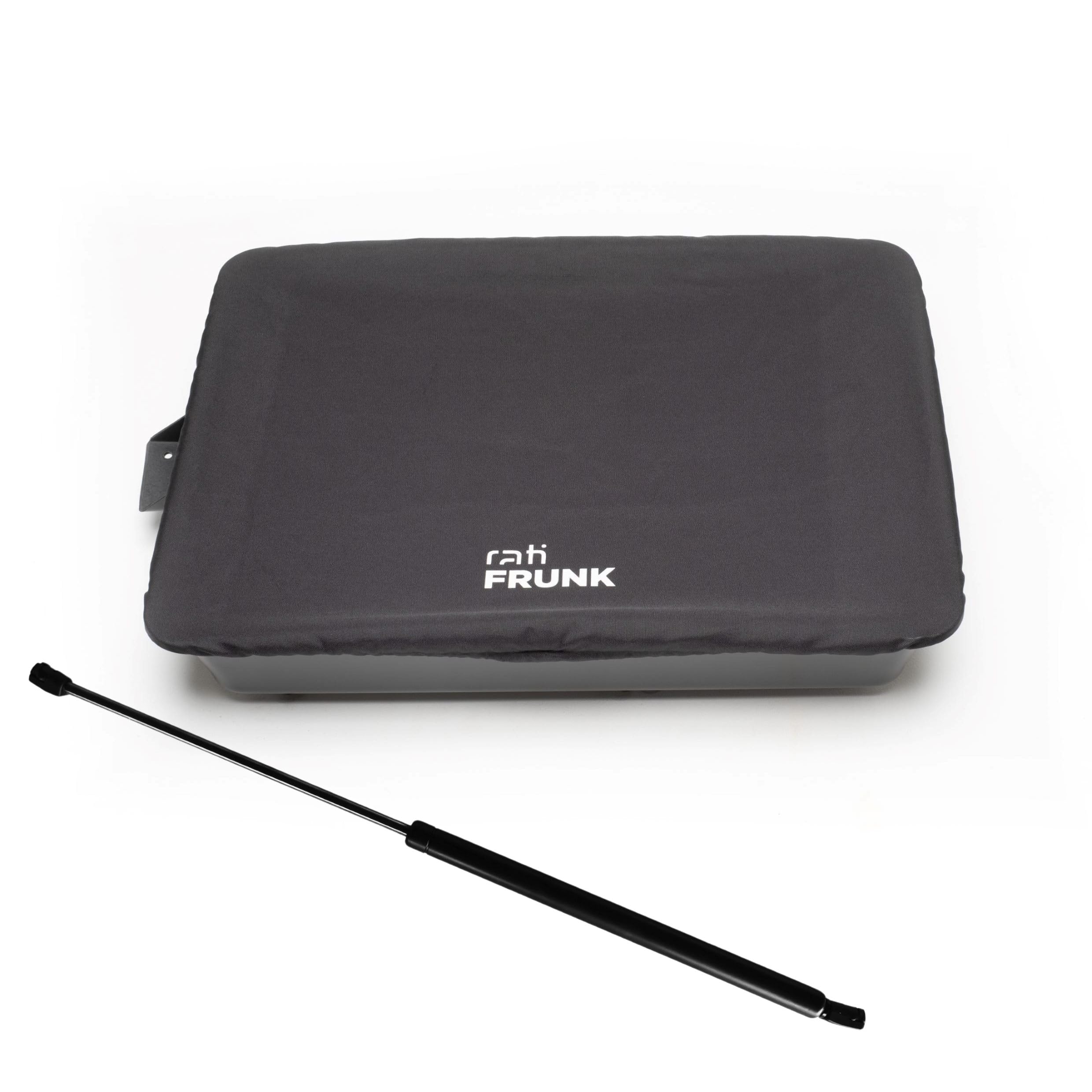 rati Frunk compatible con Audi Q4 e-tron/Audi Q4 Sportback e-tron 2021- | Con muelle de gas extra | Espacio de almacenamiento frontal ampliado. Perfecto para cables de carga. Fácil montaje, máxima