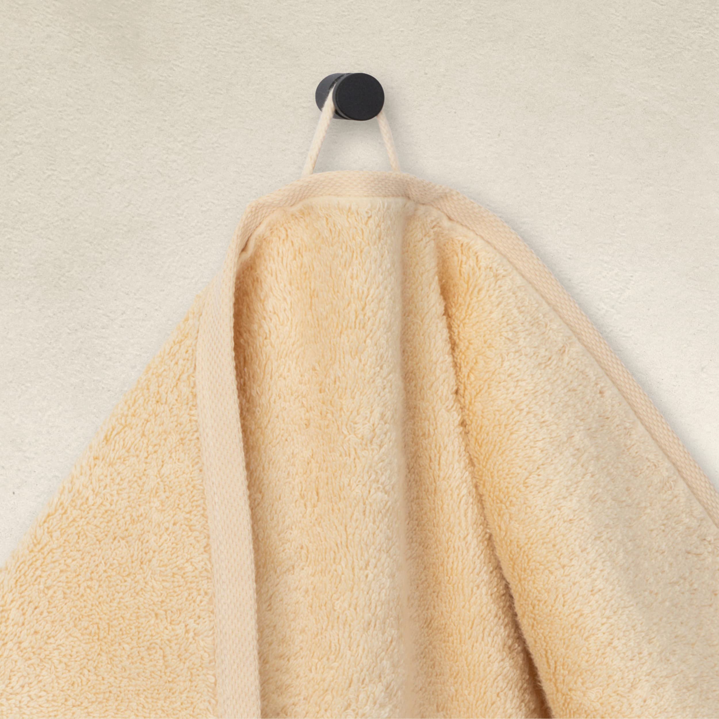 Möve Drap de Bain uni avec Passepoil Chenille 80x150 cm 100% Coton (Spinair) Beige