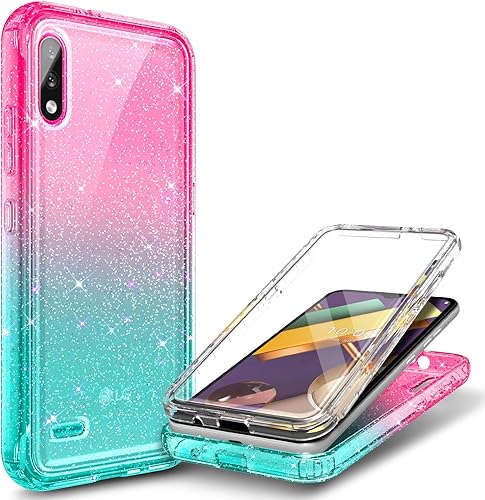 Miniatura 6 de NZND Funda para LG K22/K32/K22+ Plus con protector de pantalla incorporado, funda protectora resistente a los golpes de cuerpo completo a prueba