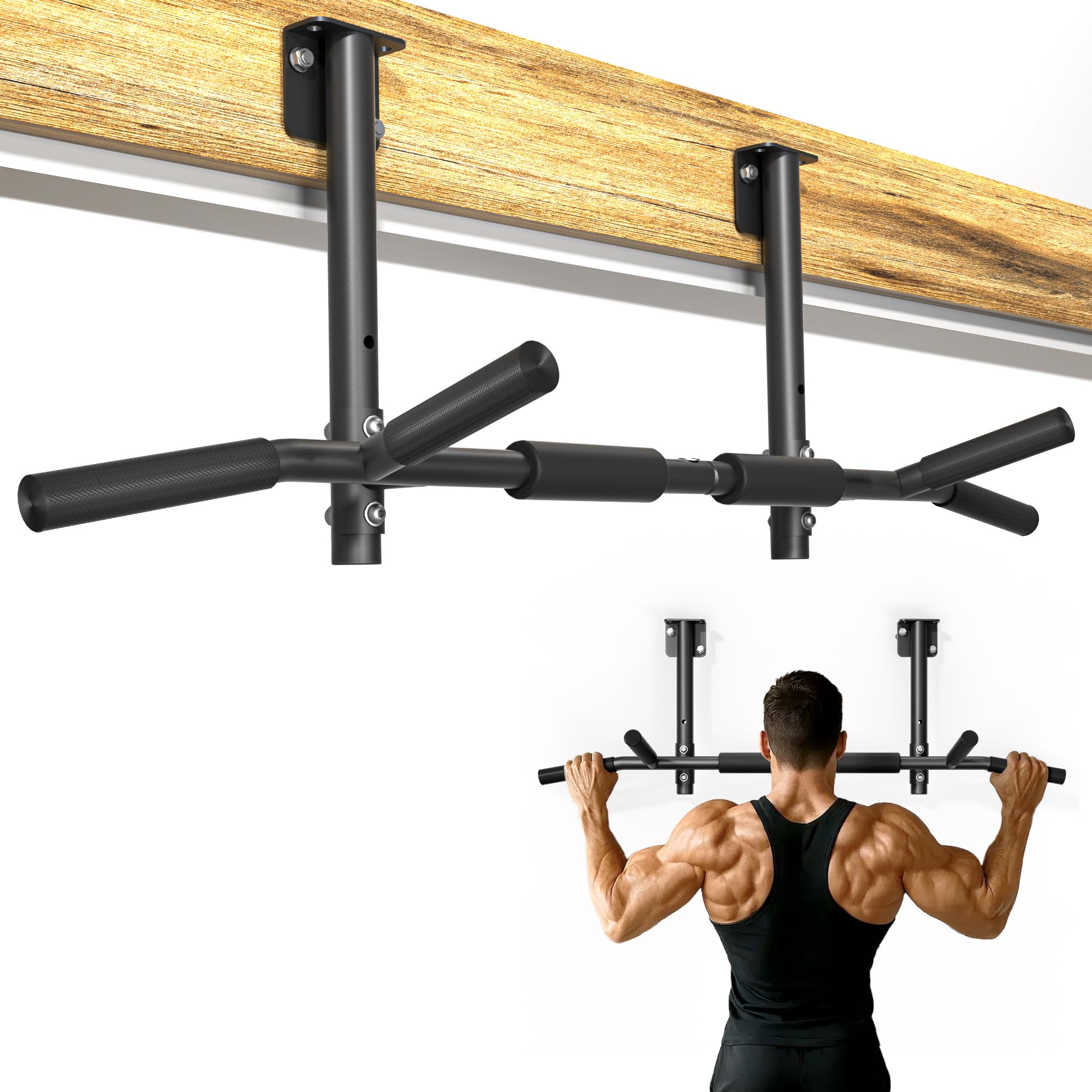 Wall Mounted Joist Mounted Pull Up Bar Diy DIY Choices Door