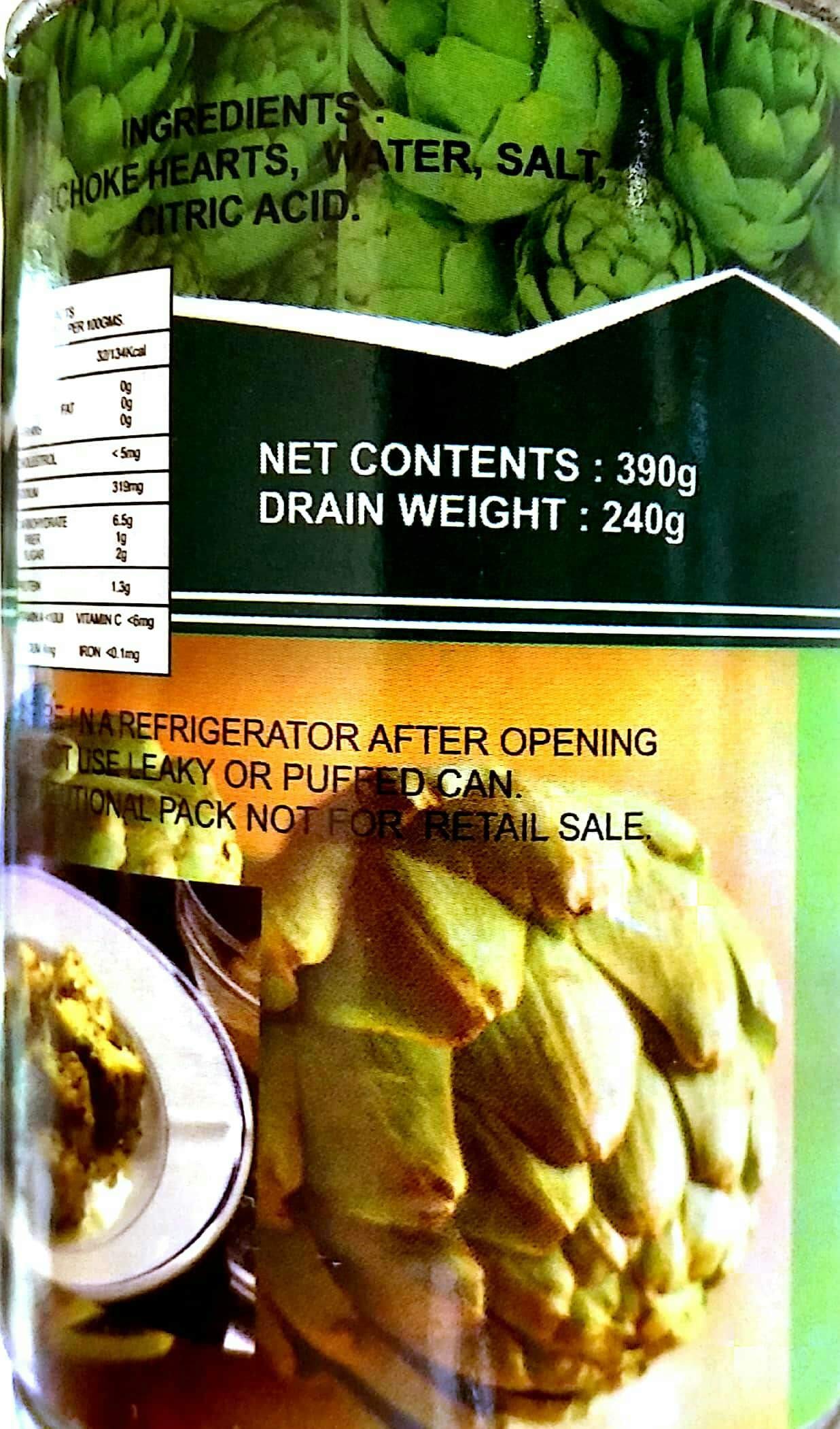 Delicias Artichoke Hearts, 390g 4