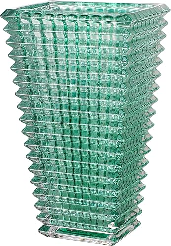 Miniatura 10 de MCMCNCUIU Jarrón de cristal, jarrón de vidrio rojo, jarrón de vidrio resistente, jarrones para centros de mesa, florero grande, jarrón de vidrio