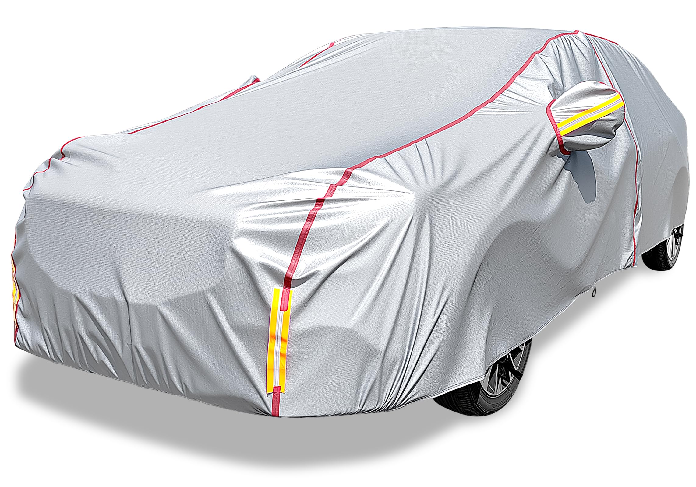 Housse De Protection Pour Voiture Complète - Imperméable Et Anti-Poussière - Tissu Doux Avec Poches Et Miroir