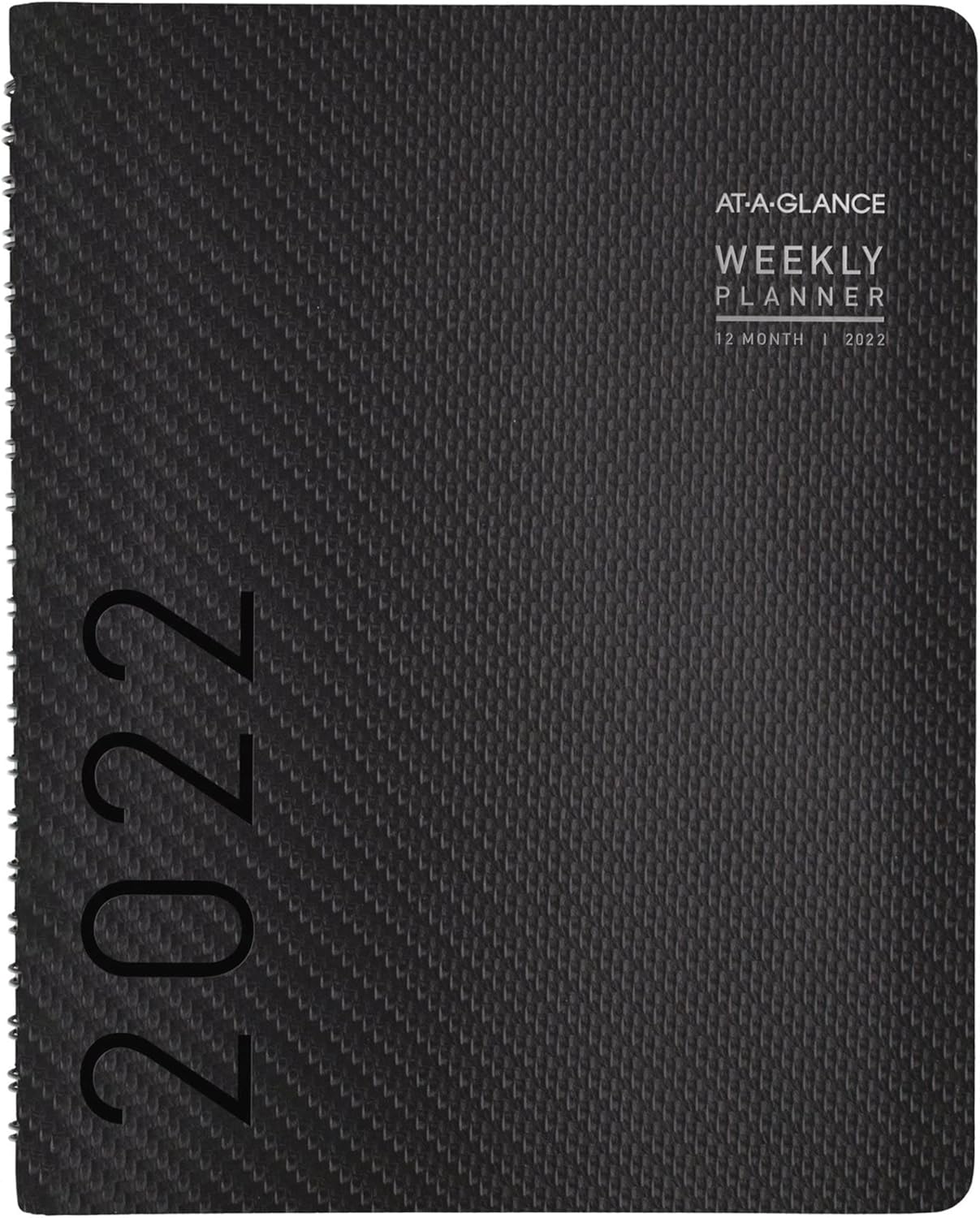 2022 Weekly & Monthly Planner by AT-A-GLANCE, 8-1/4" x 11", Large, Contemporary, Graphite (70950X45)