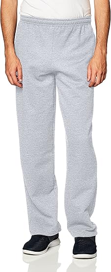 Gildan Men's Fleece Open Bottom Sweatpants with Pockets, Style G18300