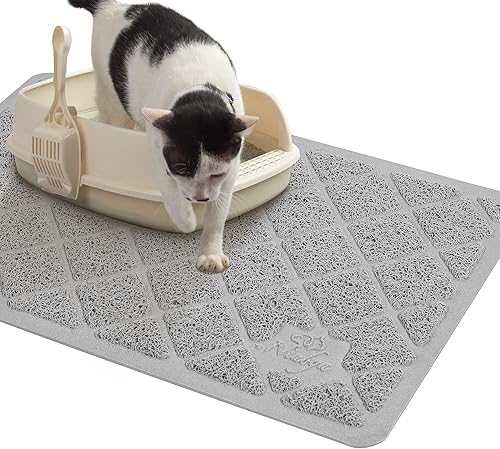 Niubya Tapete de arena para gatos de alta calidad, tapete para caja de arena con respaldo antideslizante e impermeable, tapete suave para patas de disponible en Yaxa Costa Rica