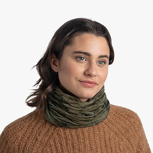 Miniatura 2 de BUFF Polaina de cuello de lana merina ligera 100% lana de origen ético, versátil, máscara facial que regula la temperatura, tamaño adulto