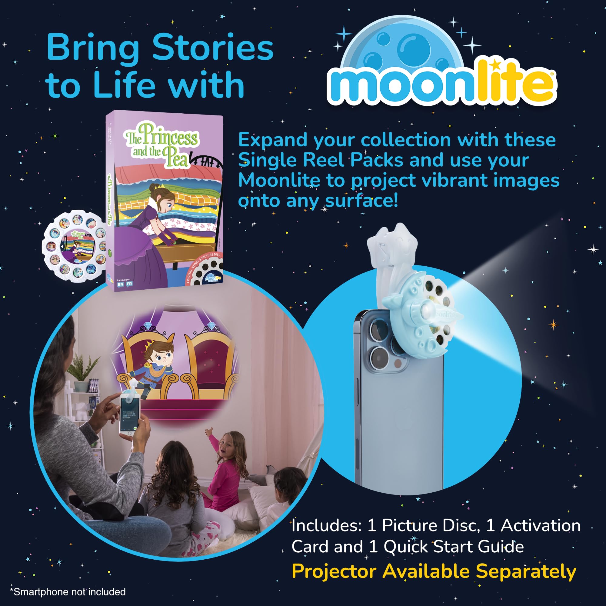 Moonlite Storybook Reels For Flashlight Projector