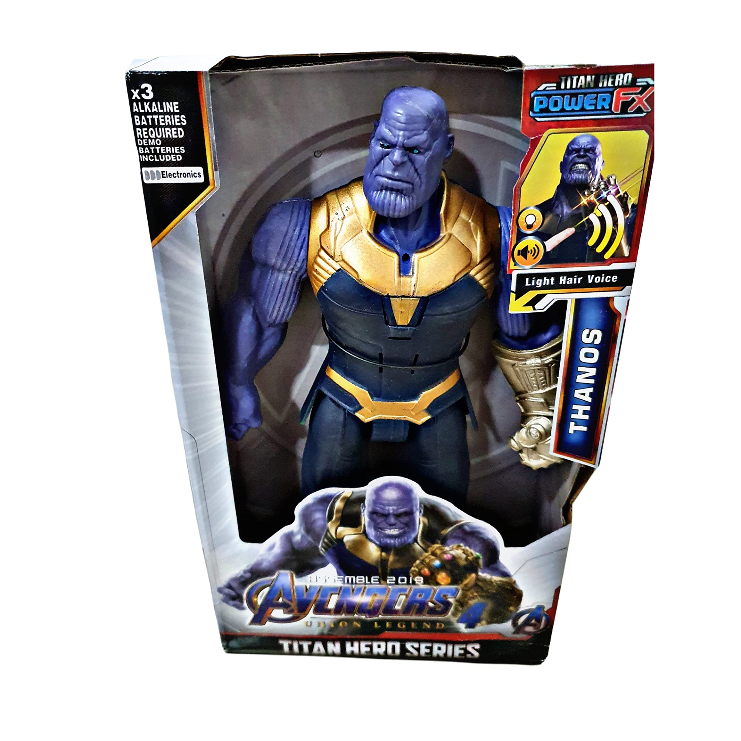 Action figure Toy with light and music for Kids - best gift for all occasions (THANOS)