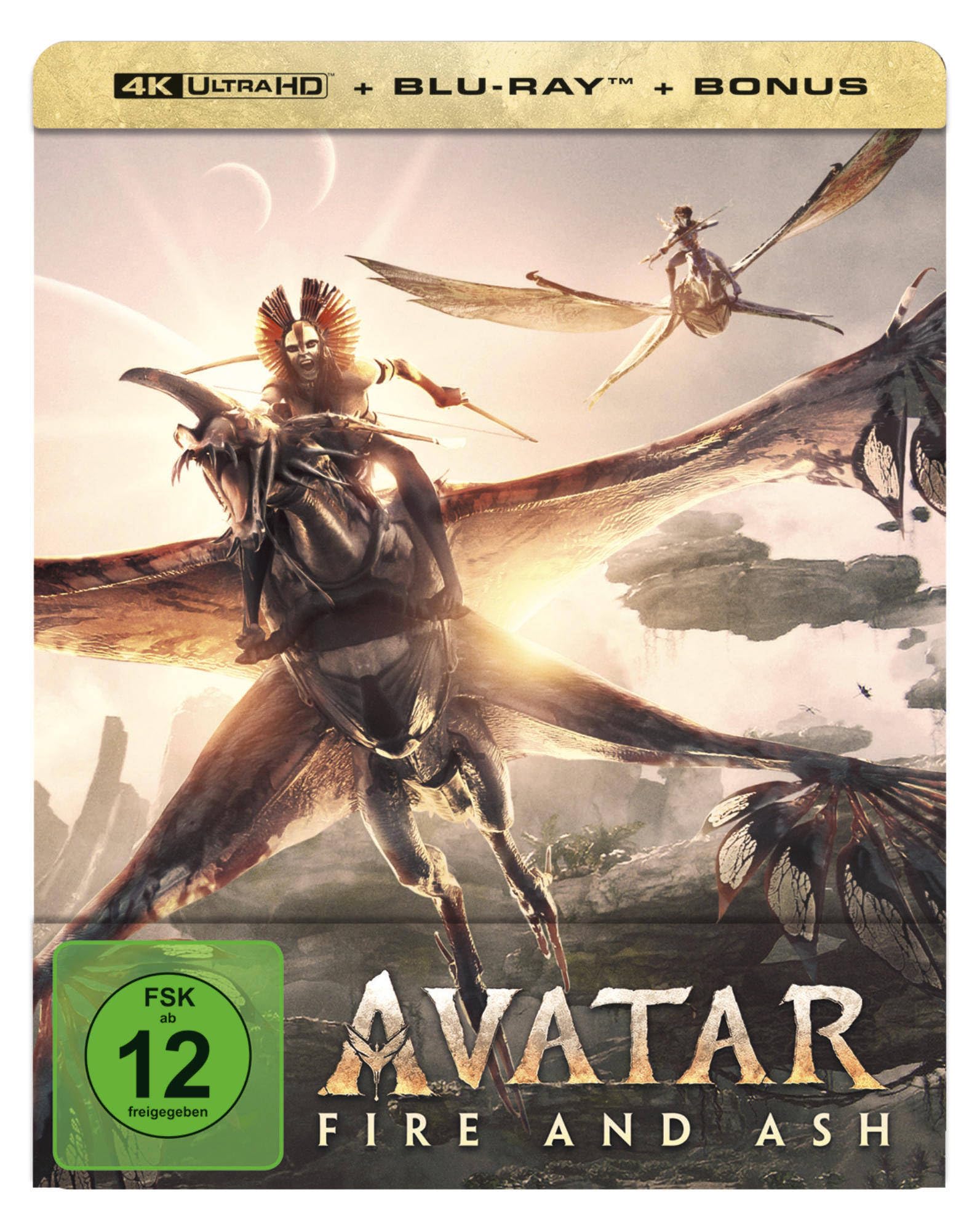 Avatar: Fire and Ash. UHD + Blu-ray (Limited Steelbook)