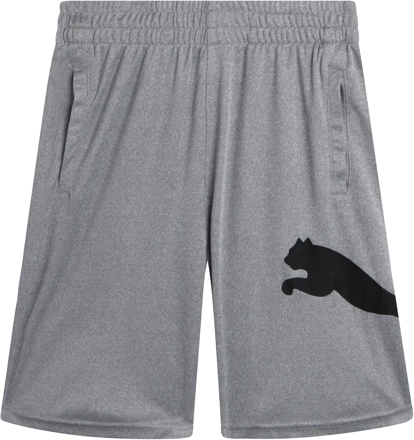PUMA Boys Athletic Shorts – Quick Dry Breathable Interlock Performance Boys Basketball Shorts with Pockets (Sizes: 4-20)