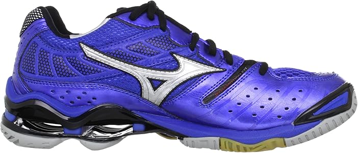 Amazon | [ミズノ] WAVE JUMP TR4LO 9KV240 25 (ブルー×シルバー/295