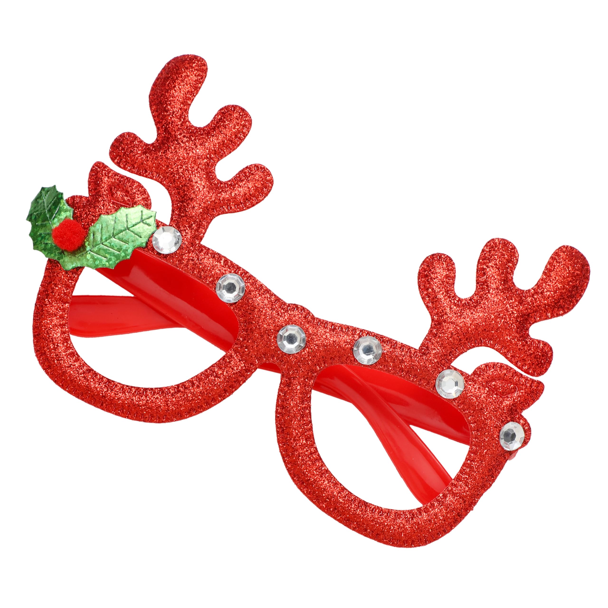 Komonee 12 x Christmas Novelty Glasses Sunglasses, Red, 12 works of Glasses - Image 2