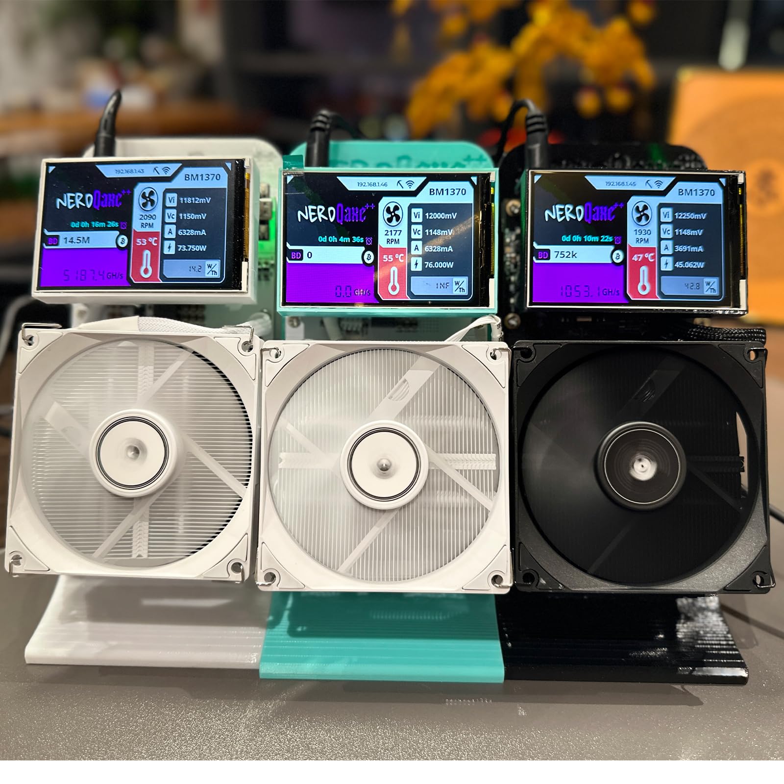 New NerdQaxe++ 4.8Th/S Solo Miner Open Sources Asic chip bm1370 Bitcoin  Miner 68W