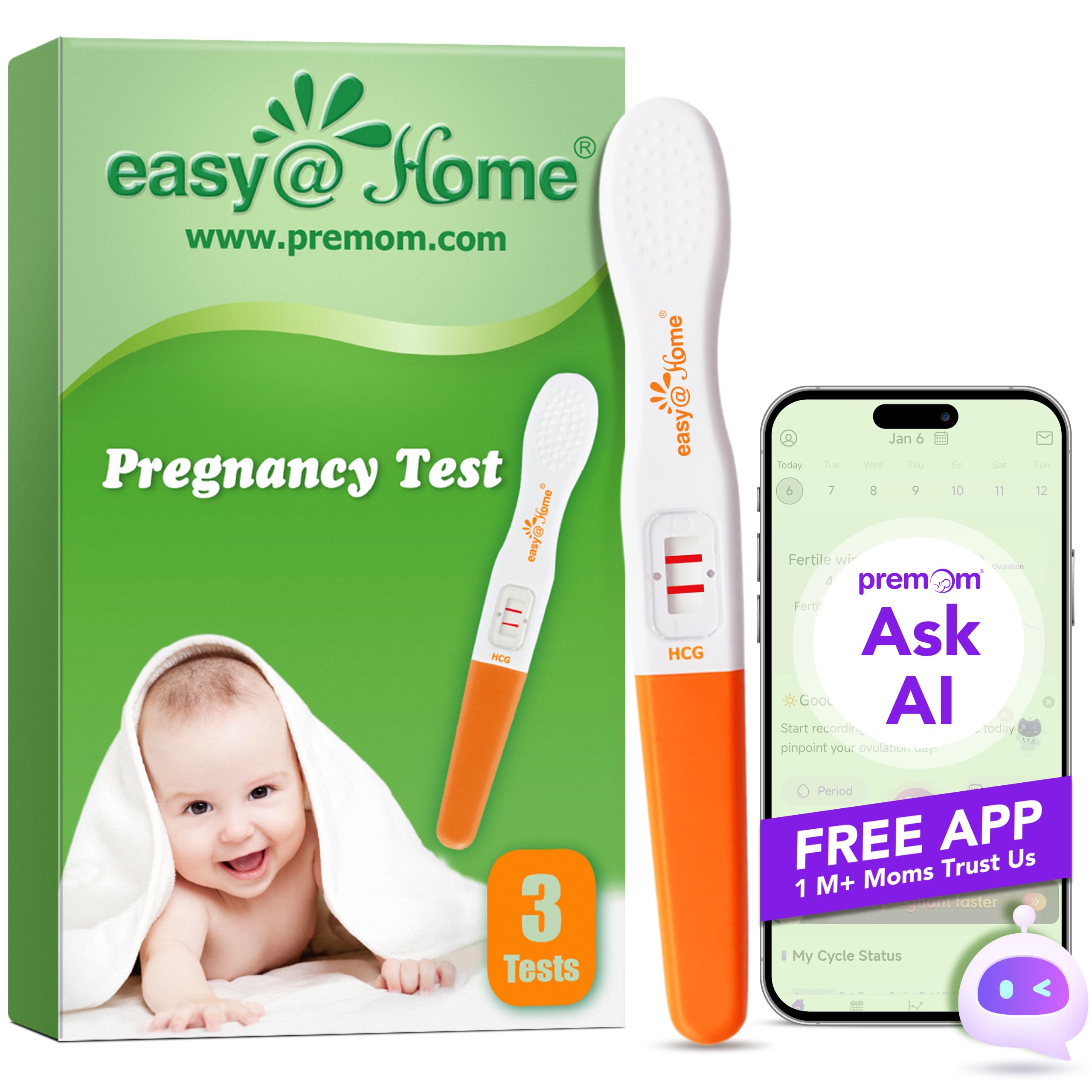 Pregnancy Test Strips Kit, 40-Count Individually Wrapped Pregnancy Test Strips For Early Detection At Home, Fertility Test With Urine Cup, Over 99% Accurate Result, 5mm HCG Test Strip, Wider, Sturdier - View #9