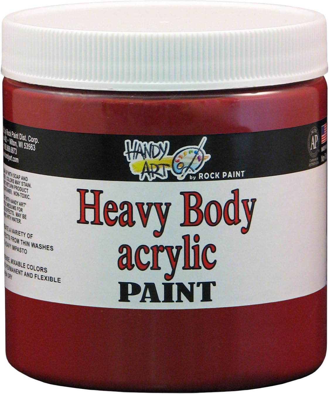 Handy Art Nu Master - Pintura acrílica de cuerpo pesado, 8 onzas, carmesí Alizarin